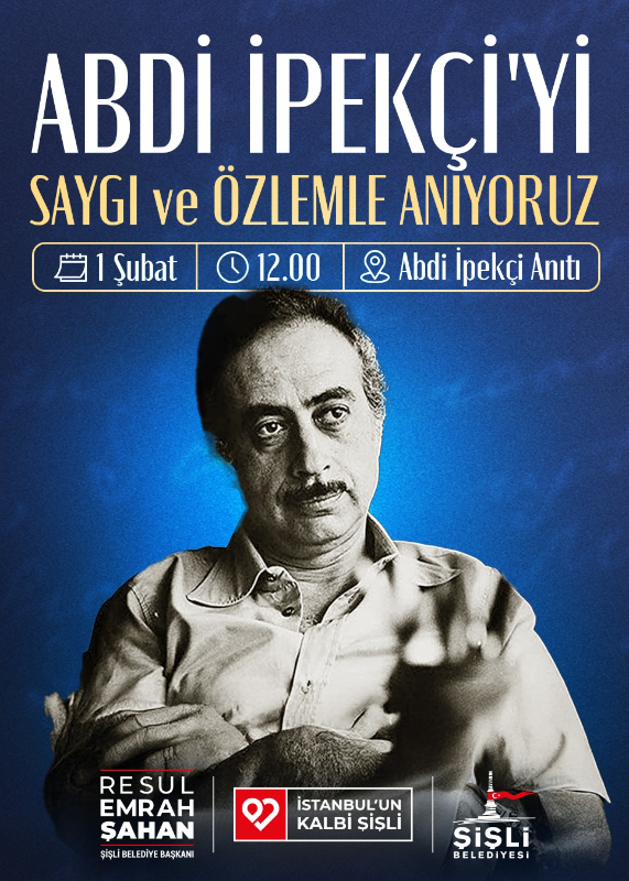 ABDİ İPEKÇİ'Yİ ANMA PROGRAMI